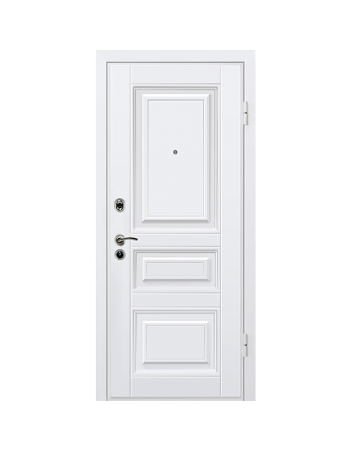 Входная дверь в квартиру белая. Двери профиль Дорс входные двери. Белая входная дверь. Дверь металлическая белая. Входная дверь белая классика.
